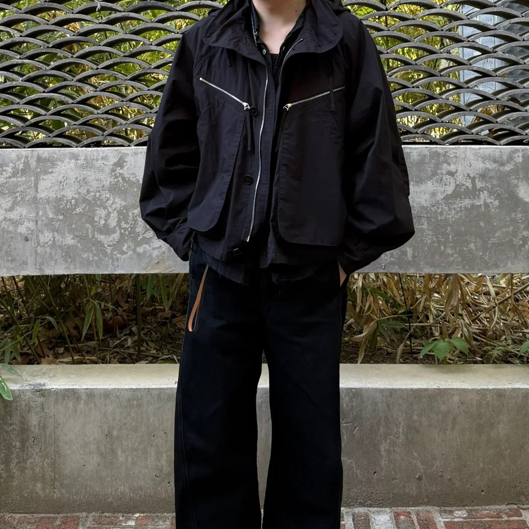 LEM风宽松伞兵夹克外套