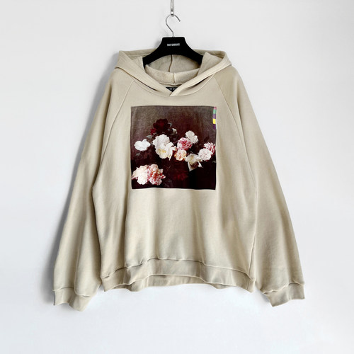 RAF宽松加绒玫瑰花卉卫衣