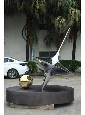 酒店大堂售楼处样板房树脂不锈钢桌椅雕塑假山厂家装饰品摆件定制