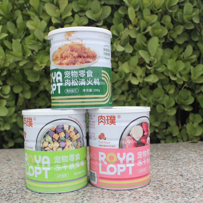 Royalopt肉璞冻干蔬菜水果乳鸽果蔬狗粮1.5/4.2kg鸭肉松已换包装