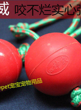 耐咬神威橡胶球实心弹宠物玩具