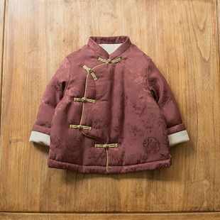 唐装汉服男款儿童国风棉袄宝宝拜年服新年服装男童冬装中小童棉服