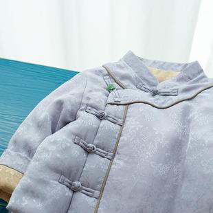 棉服 新中式 儿童冬装 汉服男童日常可穿古风帅气过年拜年服男宝唐装