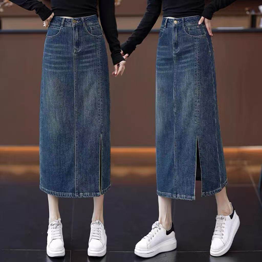 高腰显瘦牛仔半身QUN