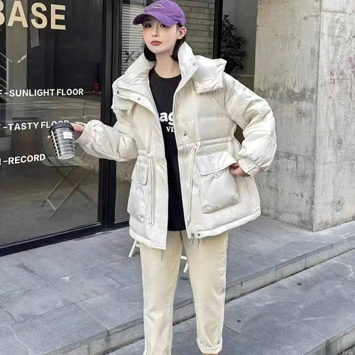 收腰款*显**瘦*中*长*款*YU*绒*服