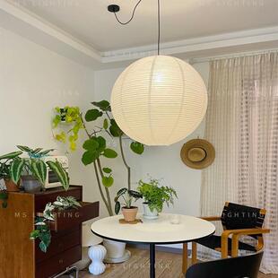 纸灯笼纸灯罩棉纸简约家居客厅圆球形日式灯笼灯罩装饰吊灯