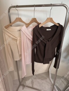 韩国直邮东大门正品代购2026春季新款 bound  气质款打结设计T恤