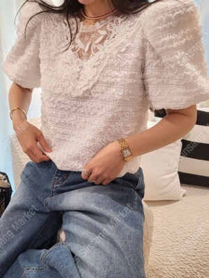 韩国直邮东大门代购正品2026春夏新款 been 气质款泡泡袖衬衫