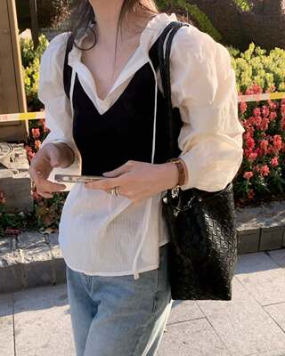 韩国直邮东大门正品代购2026春季新款 allover  气质款外搭吊带