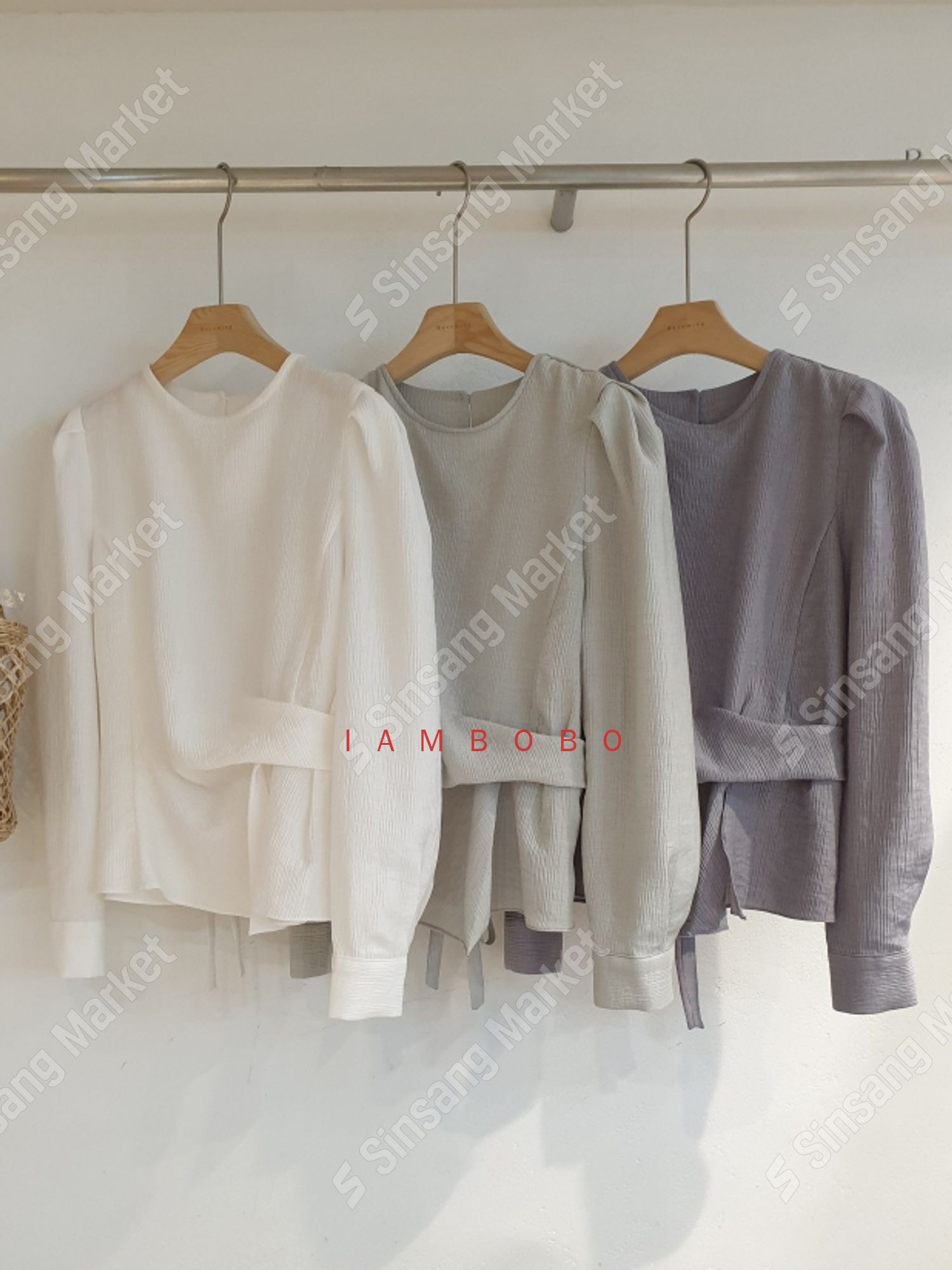 韩国直邮东大门代购女装2025冬季 becoming-cp 柔美系带设计衬衫