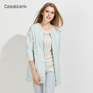 Casablank卡莎布兰卡新早春开衫外套女ins时尚气质洋气泫雅风风衣