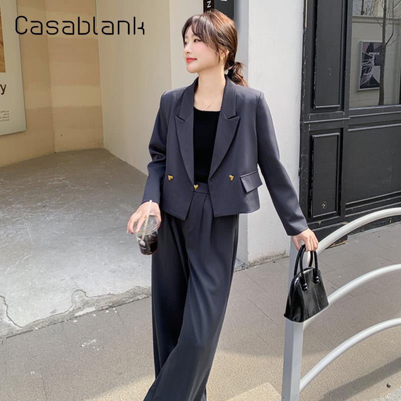卡莎布兰卡时尚西装套装女小个子