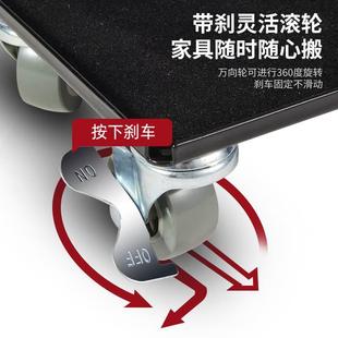 万向轮搬家神器搬重物移动滑轮搬钢琴带刹车家用家具移位搬运工具