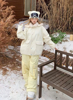 Sky’s Unknown24新品可爱滑雪服单板双板防水防风小个子保暖3L