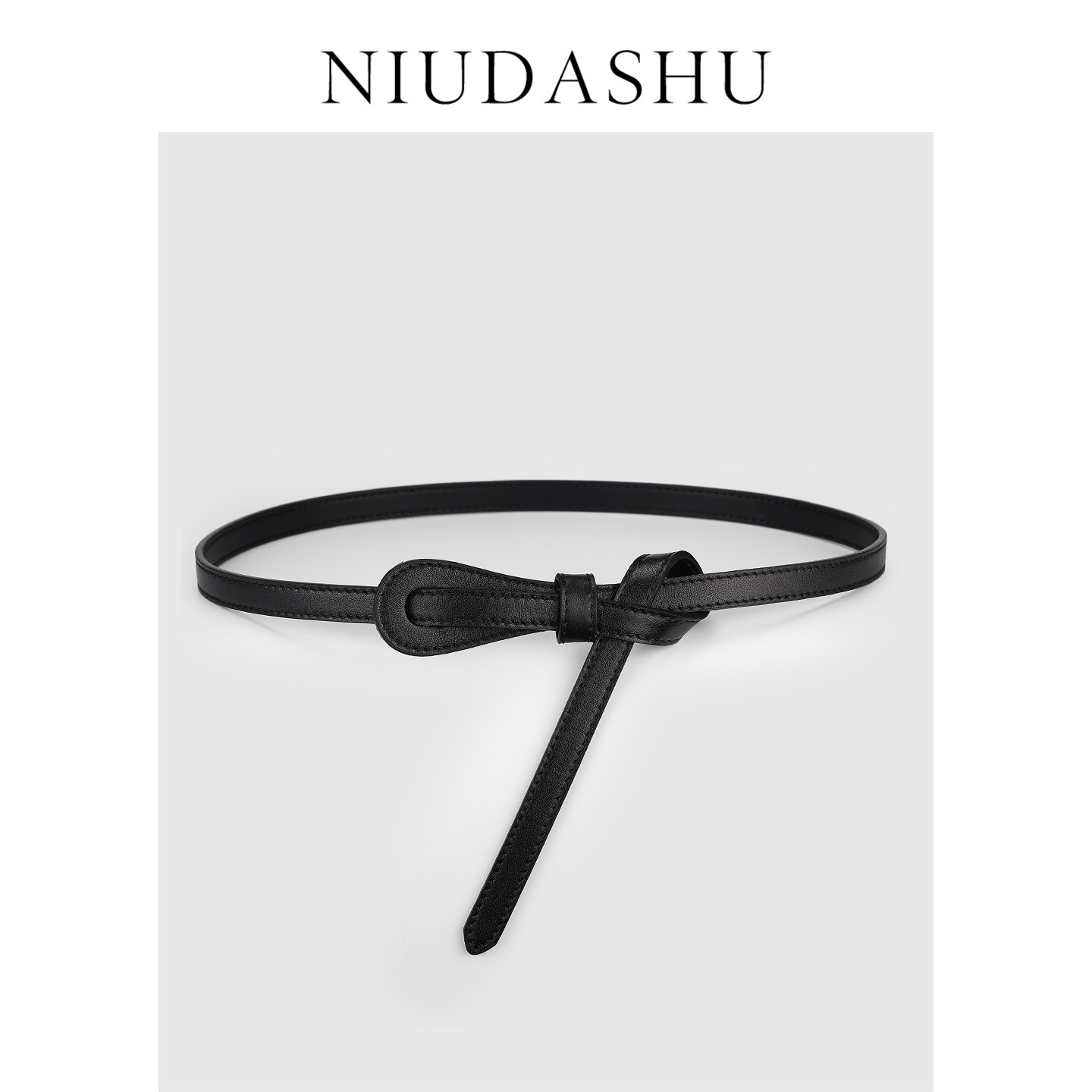 秋冬皮带女士真皮装饰简约百搭头层牛皮设计感可打结腰带显瘦黑细,服饰配件/皮带/帽子/围巾,腰带/皮带/腰链,淘宝优惠券,粉丝福利购,淘宝优惠卷