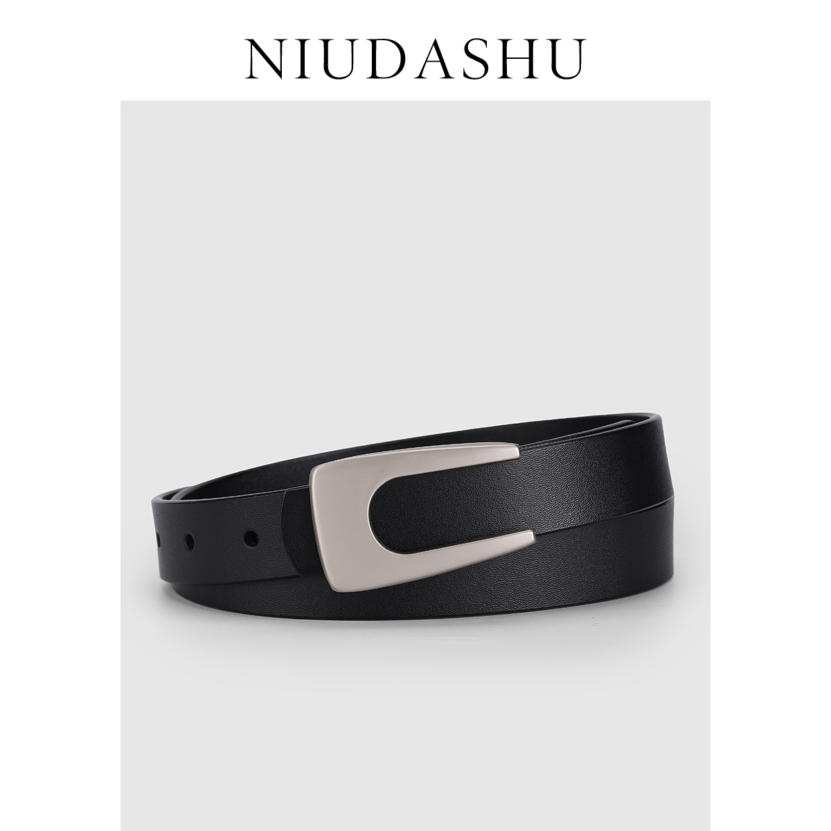 新款皮带女真皮装饰简约百搭