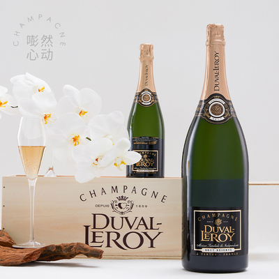 3L聚会瓶#花语香槟法国杜洛儿Duval Leroy起泡酒葡萄酒 婚礼香槟