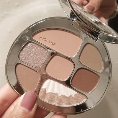 joocyee酵色眼影琥珀八色灰粉色