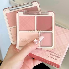 Judydoll橘朵腮红高光盘修容腮红膏粉哑光面部提亮膨胀色04日光浴