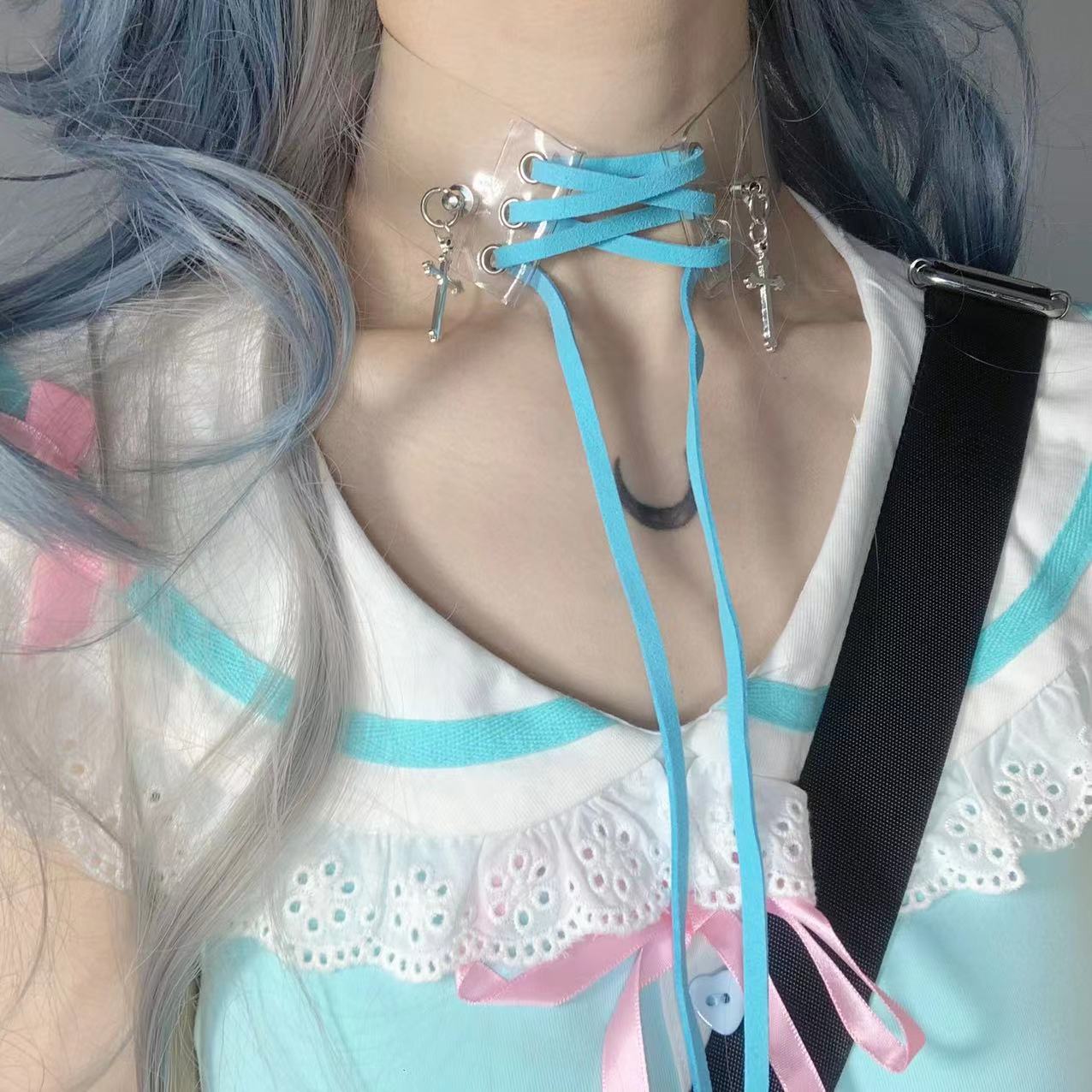 1gangster透明亚文化绑带