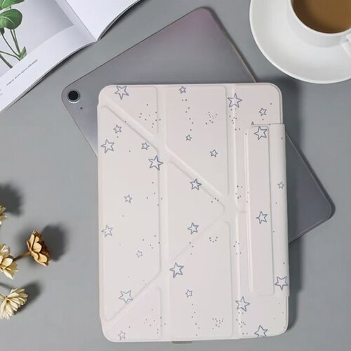 白底星星适用于ipad case air11英寸air4/5/6/7/8ipad pro11英寸2018/22/24/25款保护壳套TPU软壳皮套