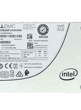 Intel/英特尔 S4610 240G 0T1WH8 SSDSC2KG240G8R 2.5寸SSD MU