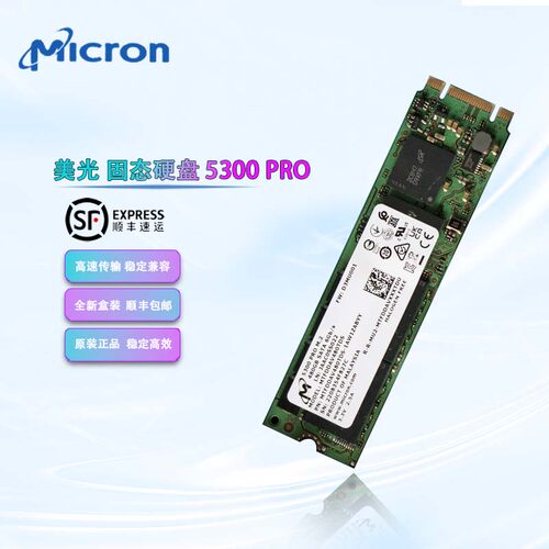 美光5300PRO 480G MTFDDAV480TDS-1AW1ZABYY 硬盘 M.2 企业级SSD