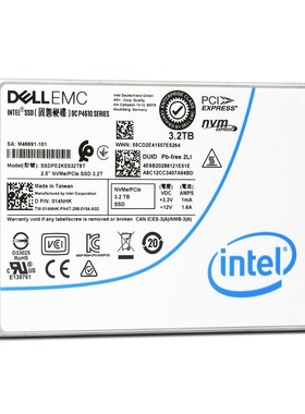 Intel/英特尔P4610 3.2T U.2 014NHK SSDPE2KE032T8T 2.5寸SSD MU