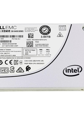 戴尔S4610 3.84T  SATA 固态硬盘 06Y7Y1 SSDSC2KG068T8R
