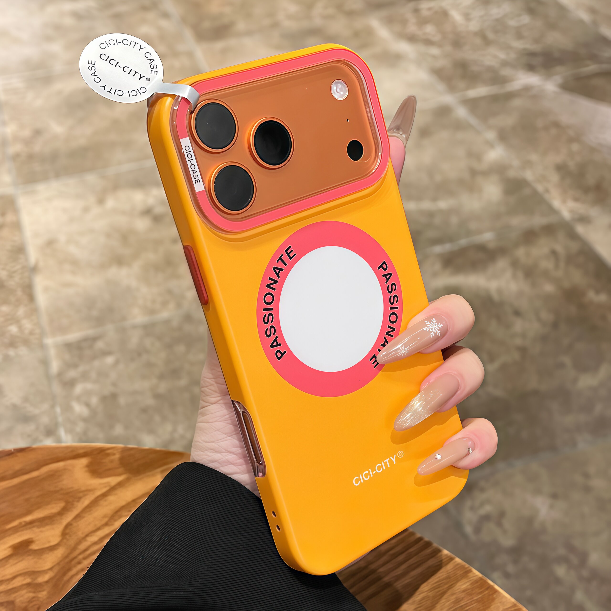 创意撞色磨砂磁吸适用于苹果17