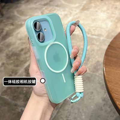软糯亲肤感雾面液态硅胶磁吸壳