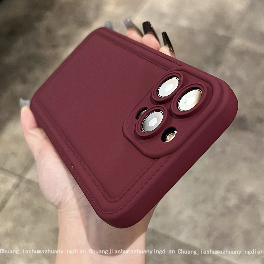 小众高级感酒红色软硅胶适用苹果15手机壳新款2023女款iphone14promax全包防摔13创意12不会撞壳11情侣x/xr套使用感如何?