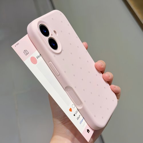 液态硅胶小爱心适用于苹果17pro