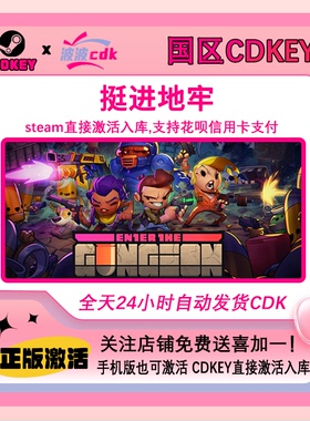 挺进地牢 Steam正版Cdkey 国区激活码Enter the Gungeon 下单秒发