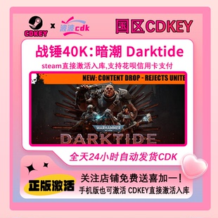 战锤40K:暗潮 Steam正版Cdkey 国区激活码 下单秒发货 Darktide