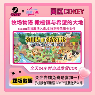 Steam激活码 牧场物语 正版 大地 国区CDKEY 橄榄镇与希望