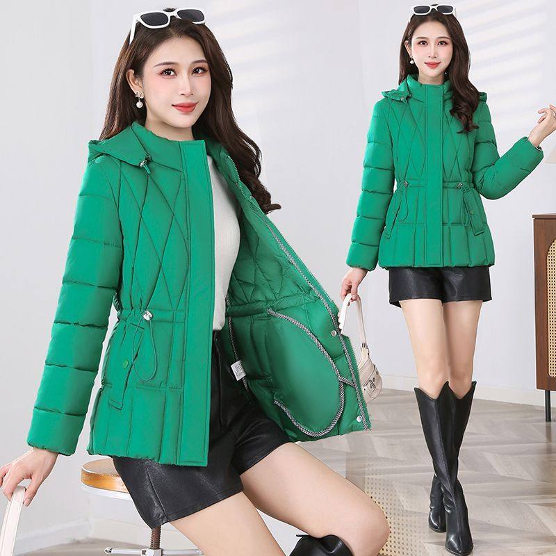 羽绒棉服女短款2025冬季新款修身显瘦棉衣时尚洋气小个子棉袄外套