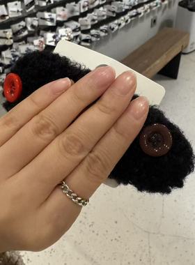 12.20韩国东大门baket发饰羊羔毛发夹