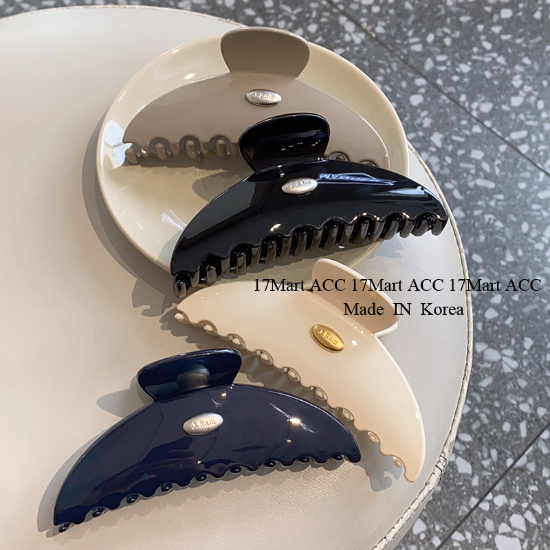 韩国进口高级气质鲨鱼夹法式复古气质百搭发夹大号抓夹