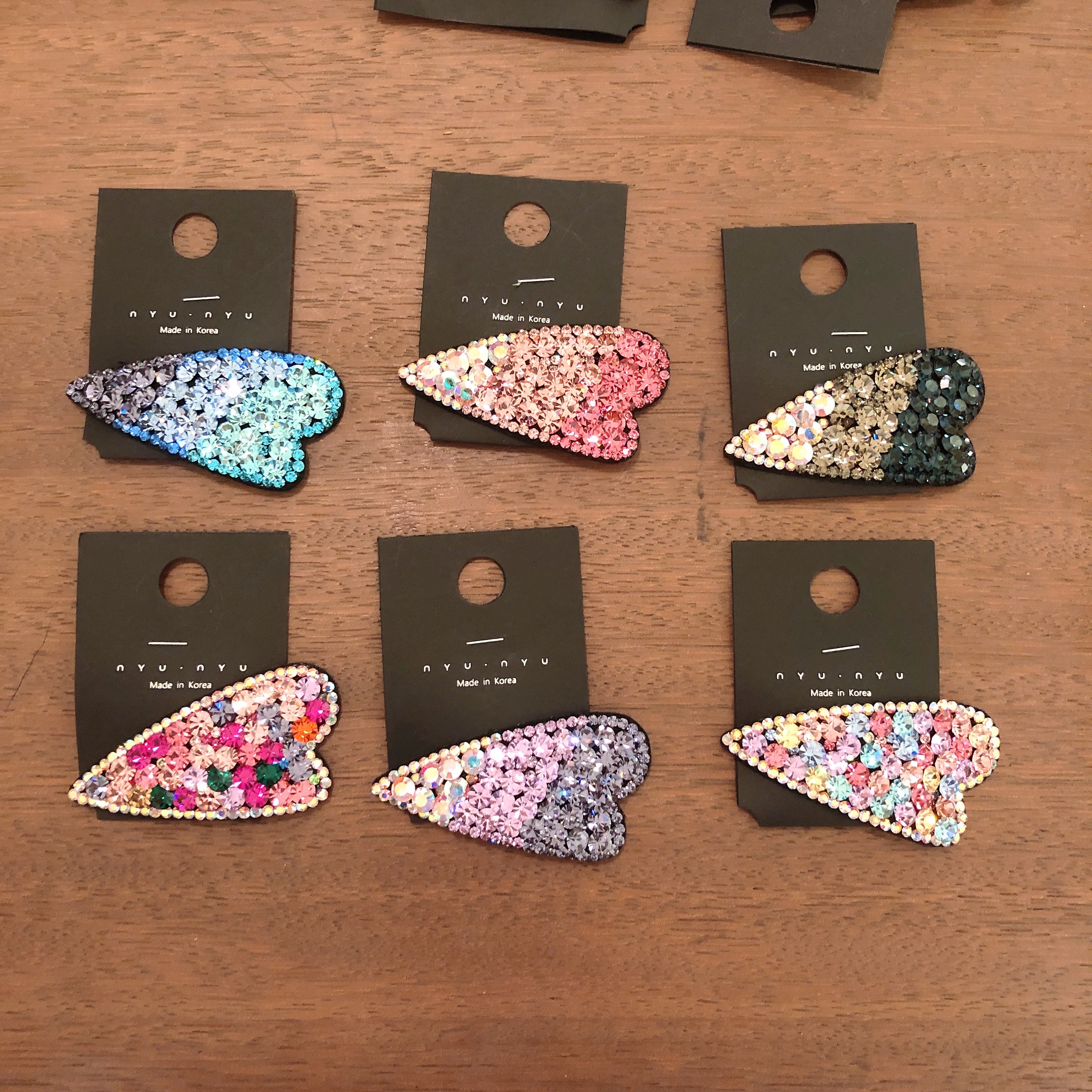 17mart韩国发饰精致简约镶钻发卡