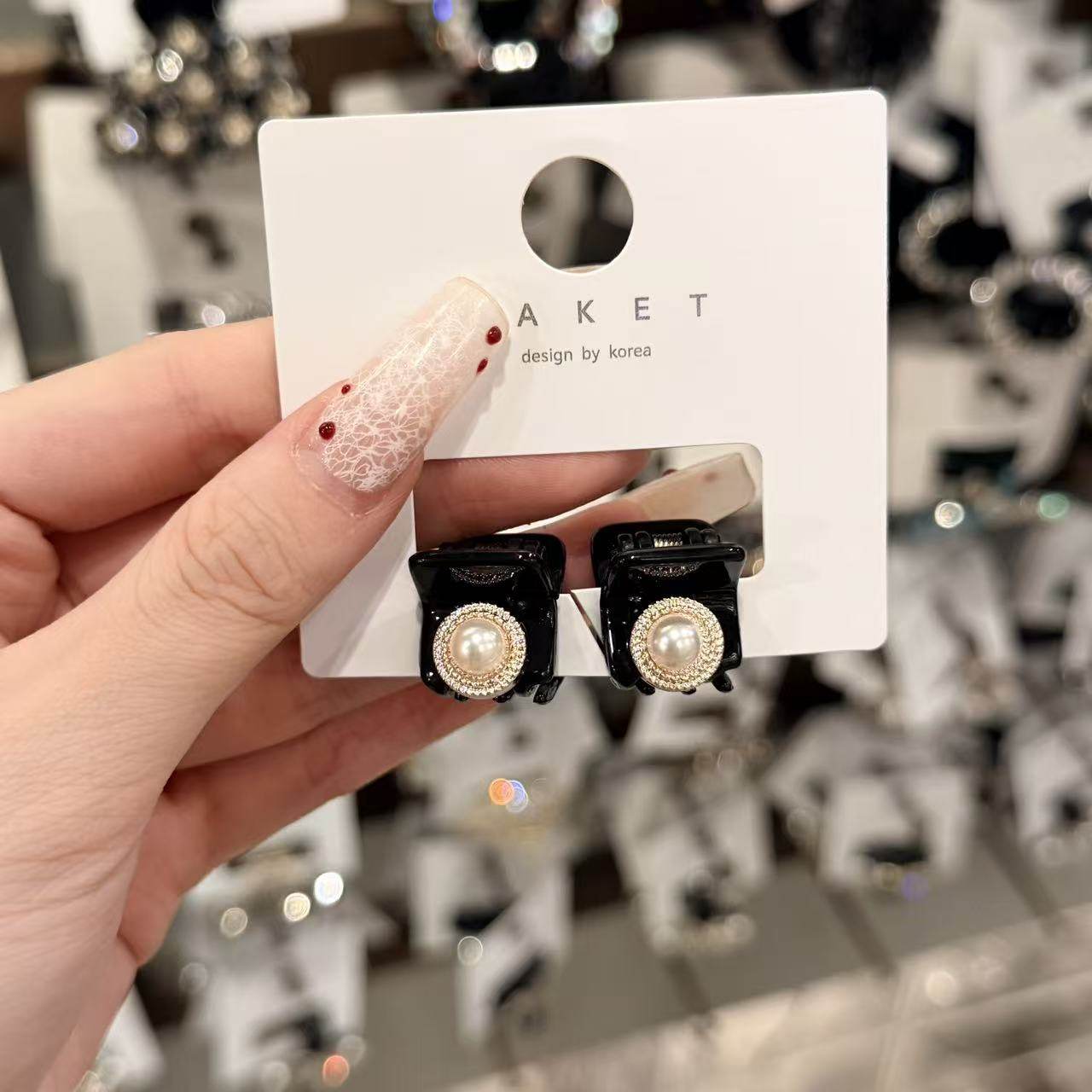 1.6韩国东大门baket发饰方形单颗珍珠刘海抓夹小抓夹对夹,饰品/流行首饰/时尚饰品新,发饰,淘宝优惠券,粉丝福利购,淘宝优惠卷