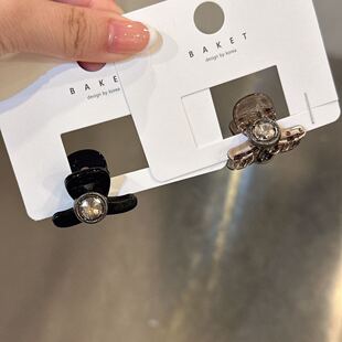 8.29韩国baket水钻简约刘海小抓夹碎发公主头