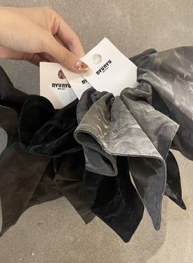 9.19韩国nyunyu发饰美拉德小众大肠发圈方巾发绳