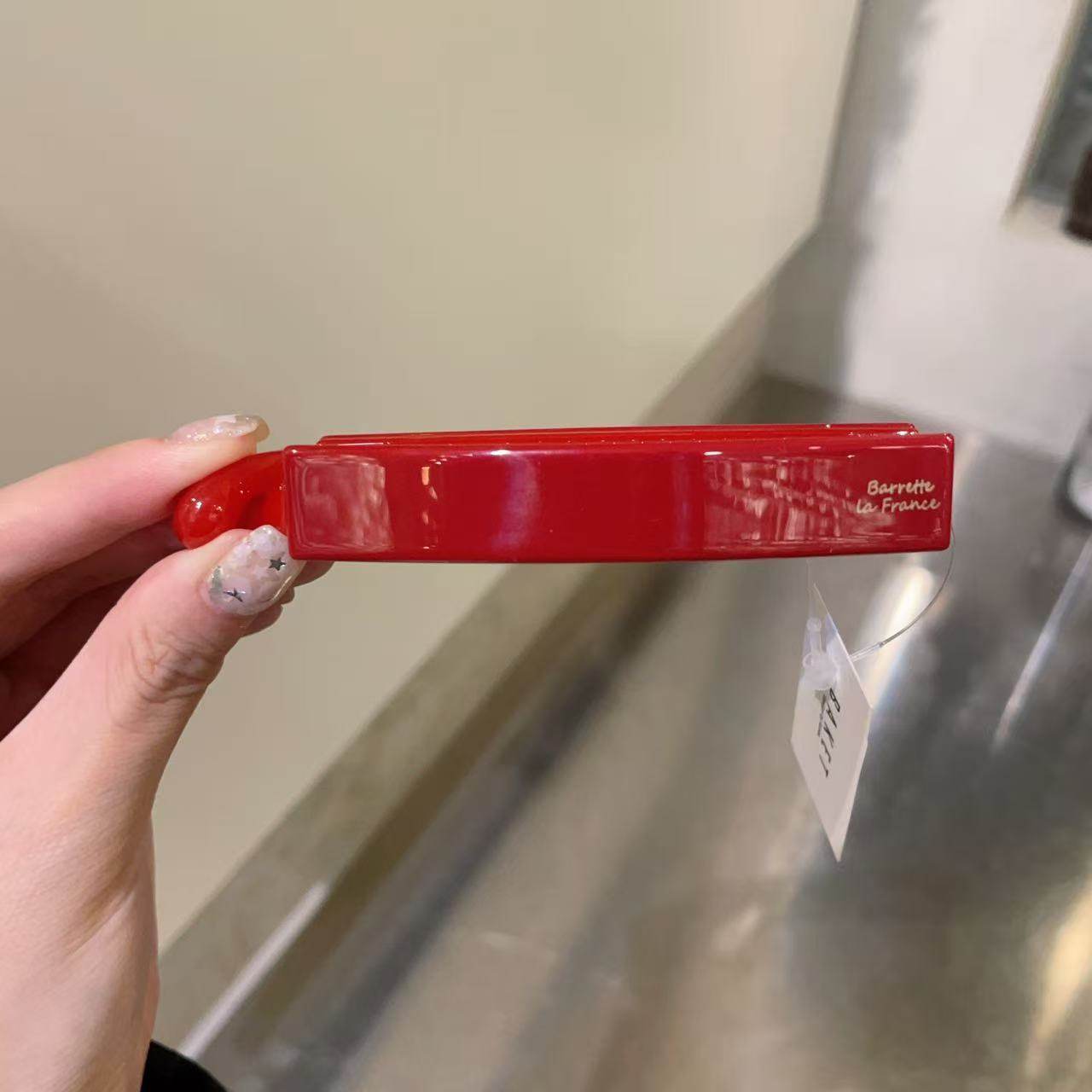 10.25韩国东大门baket发饰法造板材纯色素面香蕉夹竖夹马尾