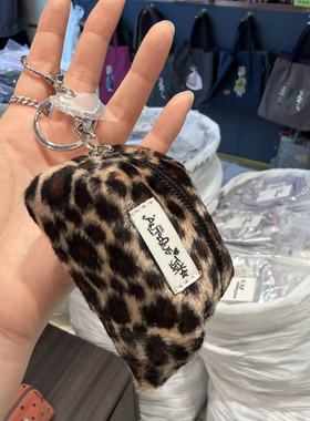 1.15韩国东大门antique JEY豹纹星星简约字母包挂零钱包