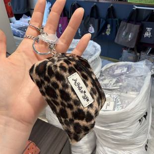 1.15韩国东大门antique JEY豹纹星星简约字母包挂零钱包