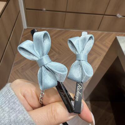 3.1韩国东大门the queen蝴蝶结鸭嘴夹