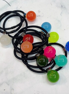 7.31直播韩国AZ可爱彩色糖果球发绳发圈az发饰