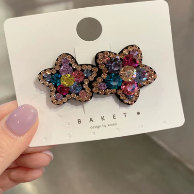 3.21东大门韩国东大门baket可爱彩钻星星水钻五角星BB夹刘海夹