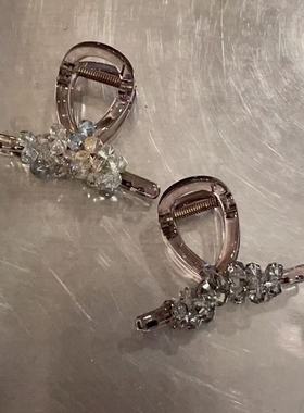 8.16韩国东大门baket发饰冰透晶钻水钻简约抓夹气质